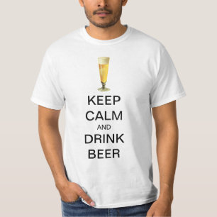 Vintage Keep Calm and Drink Beer T-Shirt