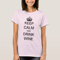 Vintage Keep Calm and Drink Wine