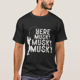Vintage Keep Calm and Fish On Funny Bass Fishing F T-Shirt