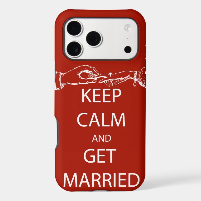 Vintage KEEP CALM  GET MARRIED (Back)
