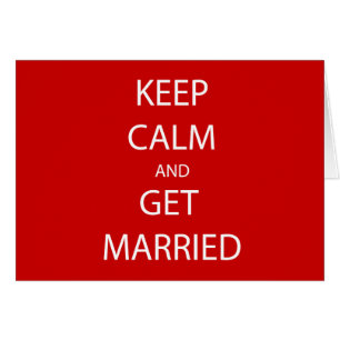 Vintage KEEP CALM  GET MARRIED