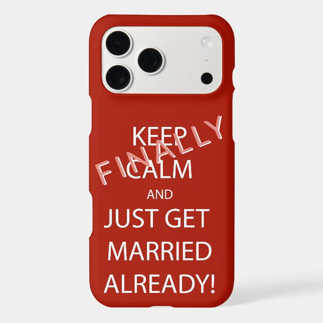 Vintage KEEP CALM  GET MARRIED (Back)