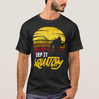 Vintage Keep It Squatchy Lovers Gift  T-Shirt