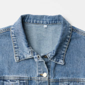 Vintage Keep it Weird Portland Oregon  Denim Jacket (Collar)