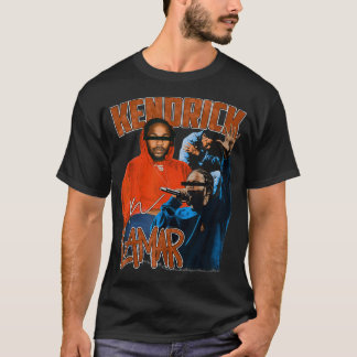 Vintage Kendricks Art Lamars Rapper80s 90s T-Shirt
