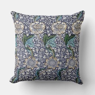 Vintage Kennet Floral Pattern by William Morris Cushion