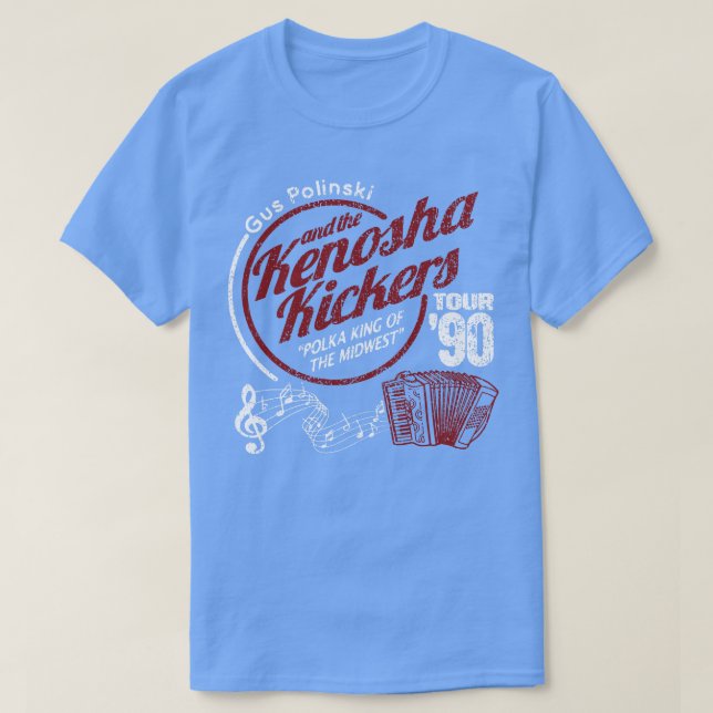 Vintage Kenosha Kickers Tour 90 TShirt (Design Front)