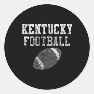 Vintage Kentucky Football  Classic Round Sticker