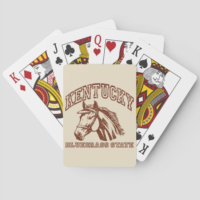 Vintage Kentucky Playing Cards (Back)