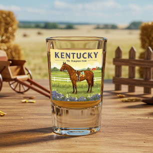 Vintage Kentucky Shot Glass