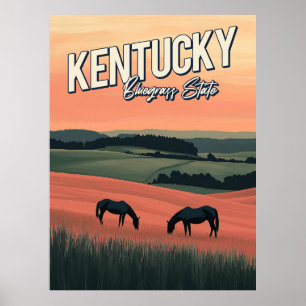 Vintage Kentucky Travel  Poster