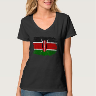 Vintage Kenya Flag For Kenyan T-Shirt