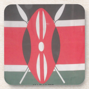 Vintage Kenya Flag Harambe Design Coaster