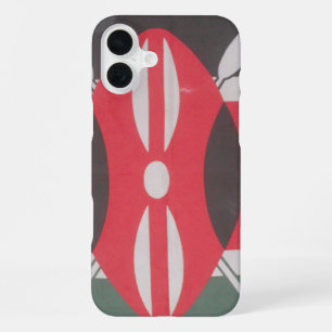 Vintage Kenya Flag Harambe Design iPhone 16 Plus Case