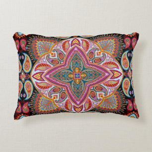 vintage kerchief pattern decorative cushion