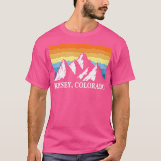 Vintage Kersey Colorado Mountain Hiking Souvenir P T-Shirt