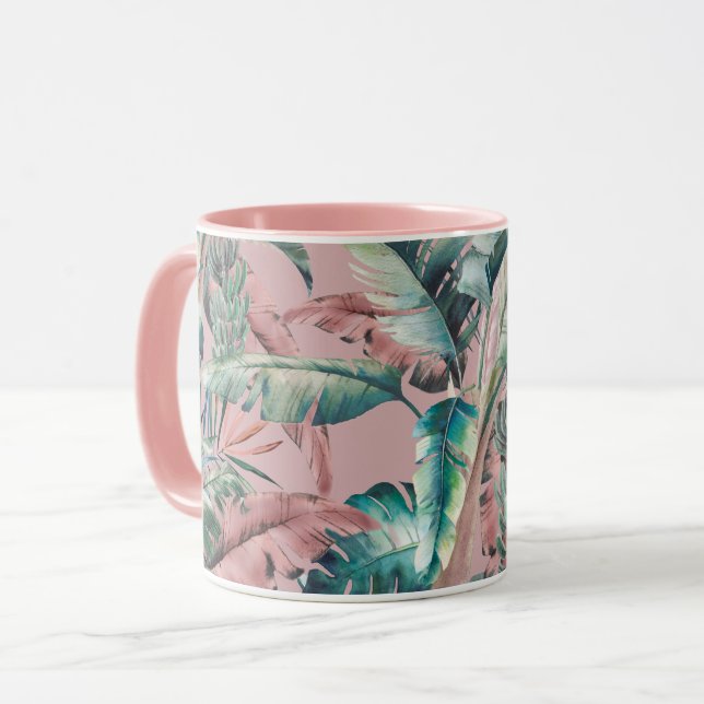 Vintage Key Largo Banana Palm Mug (Front Left)