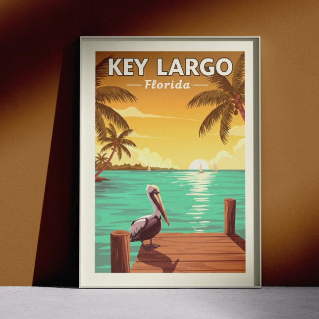 Vintage Key Largo Florida Poster (Creator Uploaded)