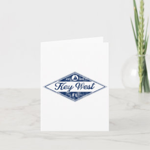 Vintage Key West Florida Keys Established 1828 Bea Card