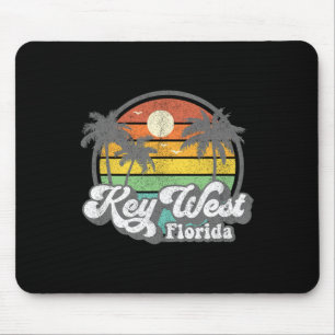 Vintage Key West Florida Keys Retro 70's Beach Vac Mouse Mat