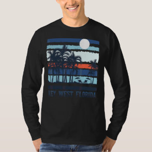 Vintage Key West Florida Summer Travel 80s Beach S T-Shirt