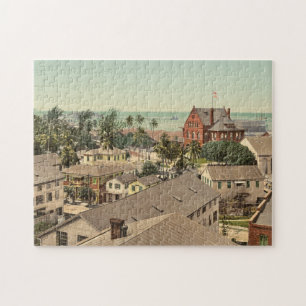 Vintage Key West Historic 1900 Jigsaw Puzzle