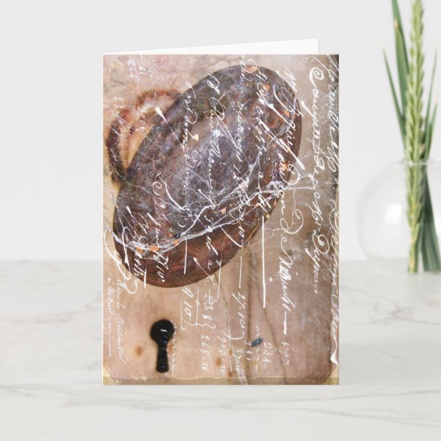 Vintage Keyhole Card (Front)