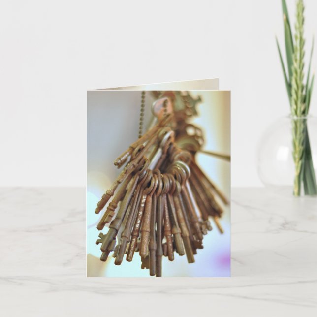 Vintage Keys Card (Front)