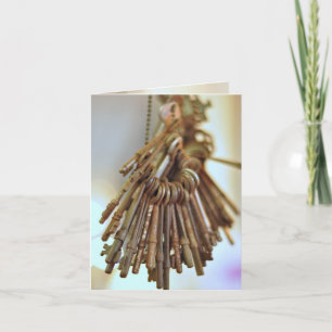 Vintage Keys Card