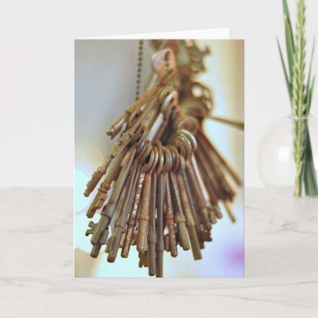 Vintage Keys Card (Front)