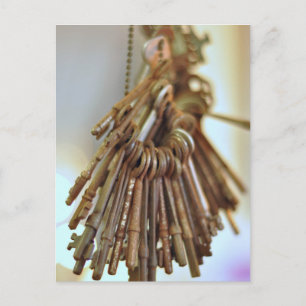 Vintage keys Skeleton Keys Vintage Postcard