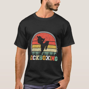 Vintage Kickboxer Fighter Kickboxing Mma Martial A T-Shirt