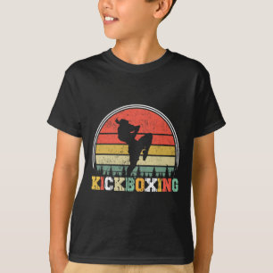 Vintage Kickboxer Fighter Kickboxing Mma Martial A T-Shirt