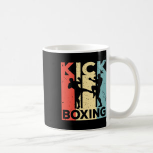 Vintage Kickboxing Tee - Martial Arts Retro Kickbo Coffee Mug