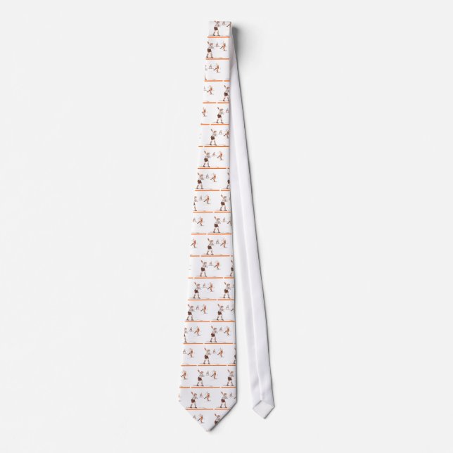 Vintage Kids Boys Baseball Game Tie (Front)