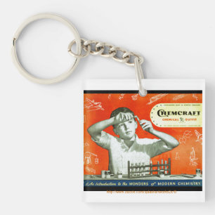 "Vintage Kids Professional Chemistry Set " Key Ring