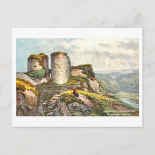 Vintage Kilgerran Castle in Wales Postcard