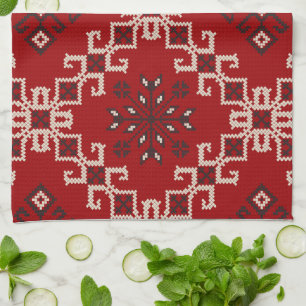 Vintage Kilim Pillow, Decorative Turkish Moroccan Tea Towel