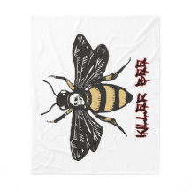 Vintage killer bee drawing 