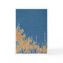 Vintage Kimono Pattern Greeting Card