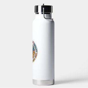 Vintage Kindness Peace Equality Flower Shirt_1 Water Bottle