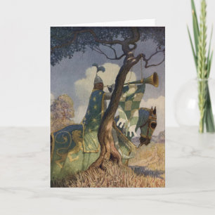 Vintage King Arthur Series 5 Greeting Card