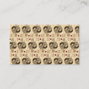 Vintage King Diamonds Playing Cards Collage