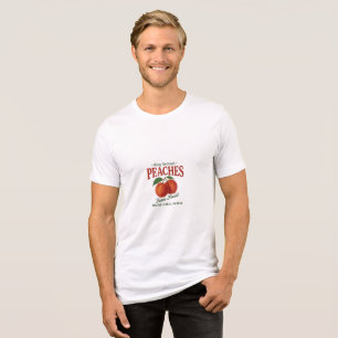 Vintage “King Orchard Peaches” Farm Fresh T-Shirt Tri-Blend Shirt