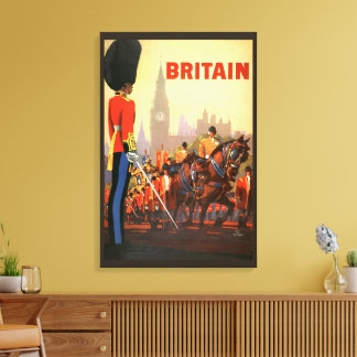 Vintage King's British Royal Guard Great Britain Canvas Print