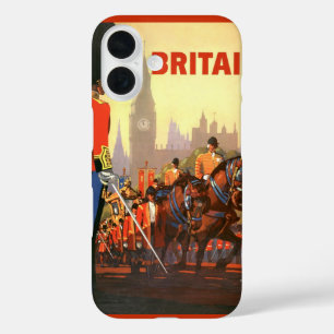 Vintage King's British Royal Guard Great Britain iPhone 16 Case