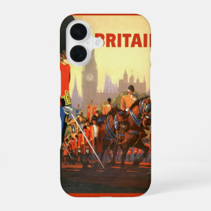 Vintage King's British Royal Guard Great Britain iPhone 16 Case
