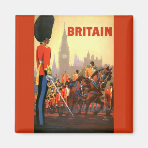 Vintage King's British Royal Guard Great Britain Magnet