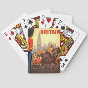 Vintage King's British Royal Guard Great Britain Playing Cards