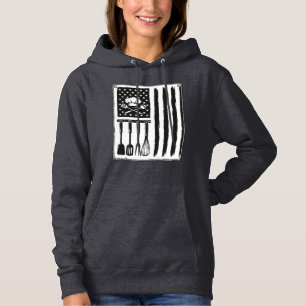 Vintage Kitchen Flag Cooking Utensils Shirt Design